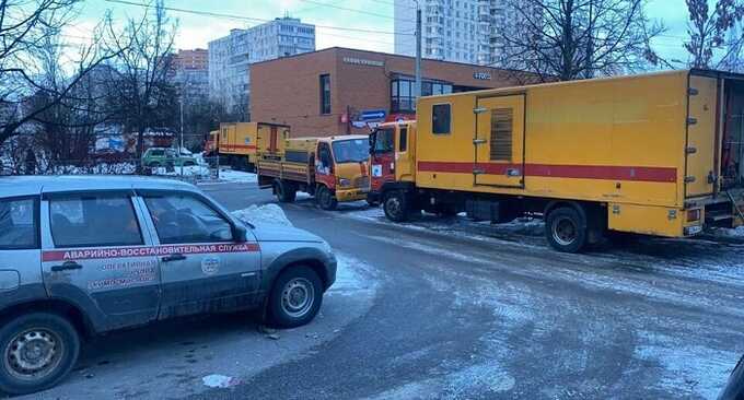 В Химках произошла поломка районной тепловой станции (РТС-240) на Нагорном шоссе